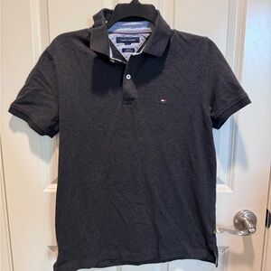 Tommy Hilfiger Men's Dark Gray Polo Shirt